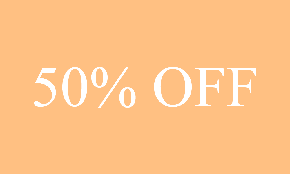 50% Off 50% Off