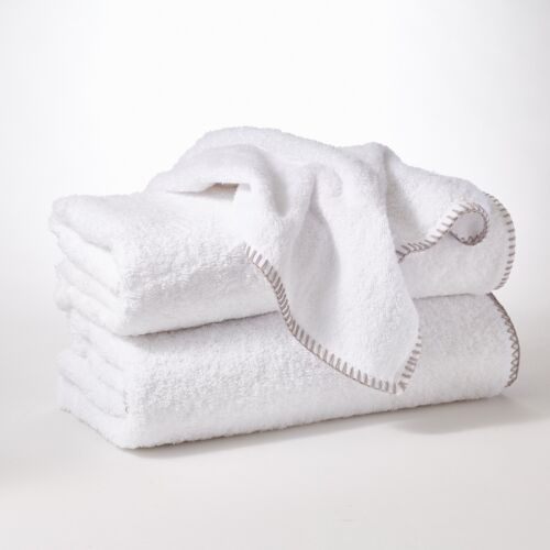 Carrara Towel Collection Horse White