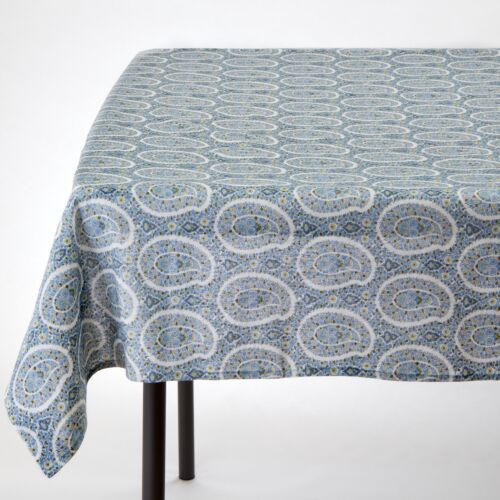 D'Ascoli Echoes Of The Steppe Tablecloth Darya Blue
