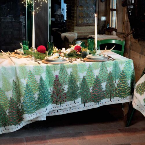 Italian Fairy Trees Tablecloth