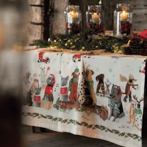     Italian Jingle Woof Tablecloth