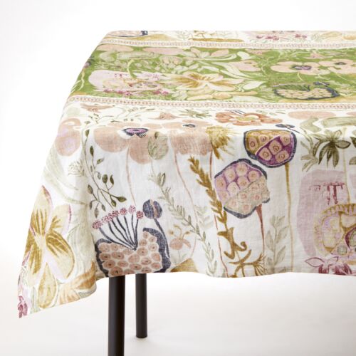 D'Ascoli Escape Tablecloth Lotus Terracotta
