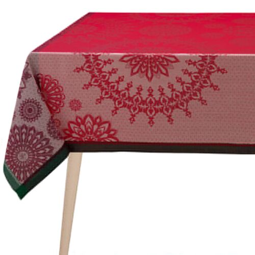 French Lumieres d'Etoiles Red Tablecloth