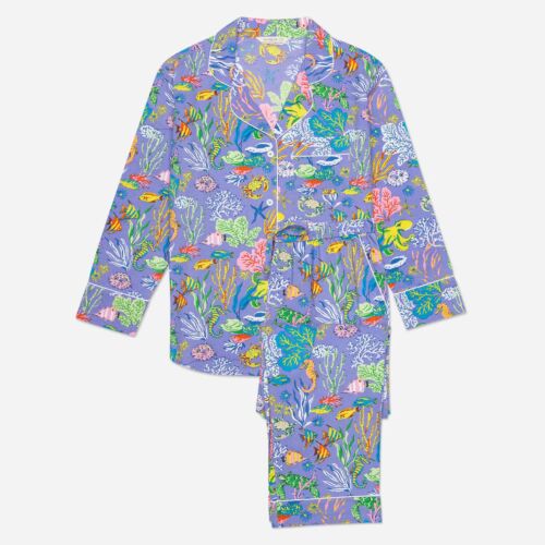 Printfresh Oceania Lavender Pajama Set 
