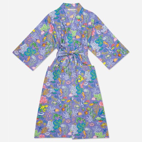 Printfresh Oceania Lavender Robe