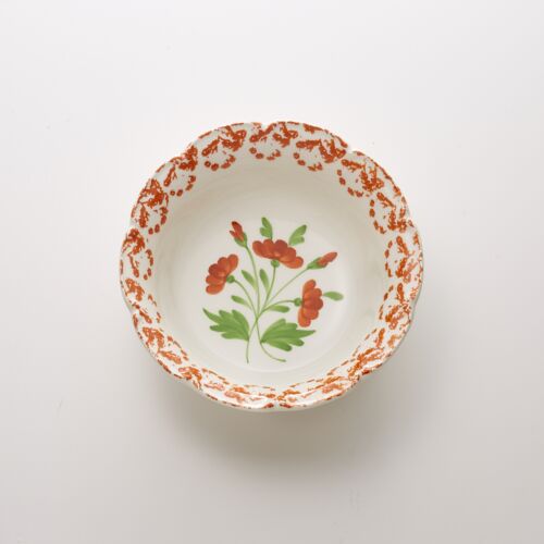 Este Ceramiche Rustic Mattone Flower Cereal Bowl