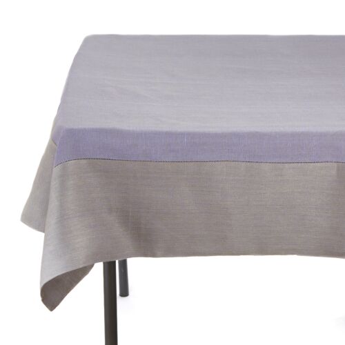 Tessitura Pardi Raso Rustic Lavender Tablecloth 72x128"