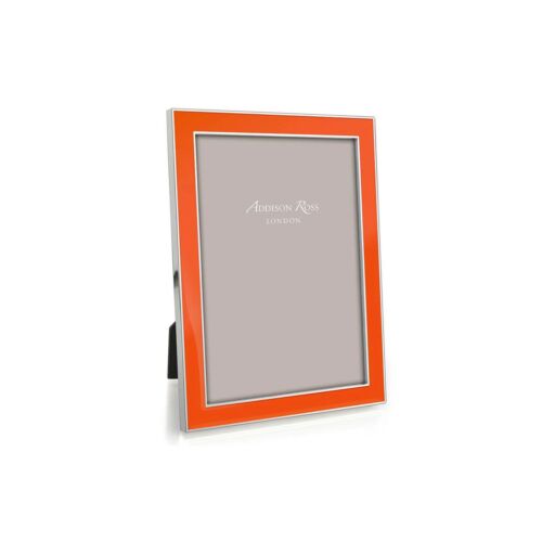 Addison Ross Enamel & Silver Orange Frame 4x6"