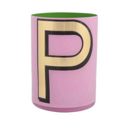Bridie Hall Alphabet Pencil Cup P Pink