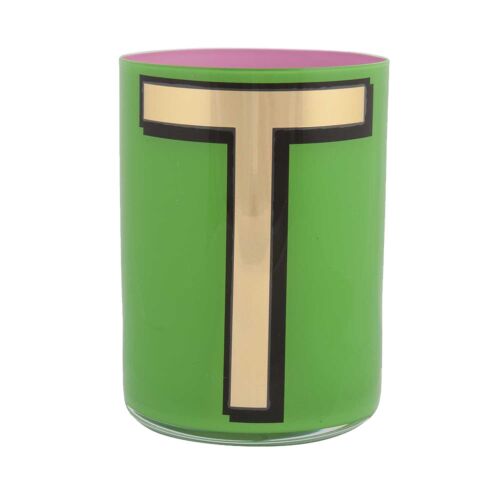 Bridie Hall Alphabet Pencil Cup T Green