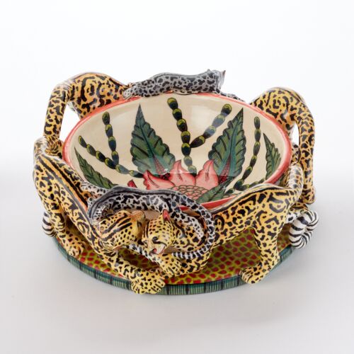 Ardmore Ceramic King Cheetah Bowl