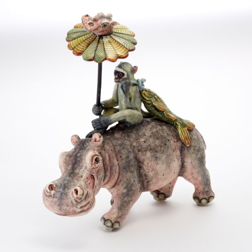 Ardmore Ceramic Rider Hippo