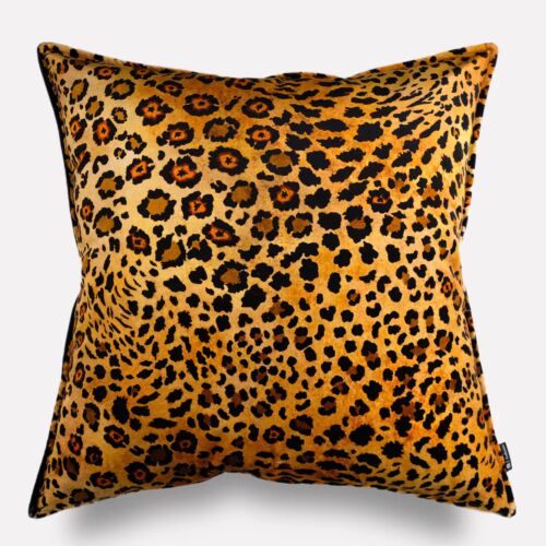 Ardmore Safari Spot Gold Velvet Pillow 24"
