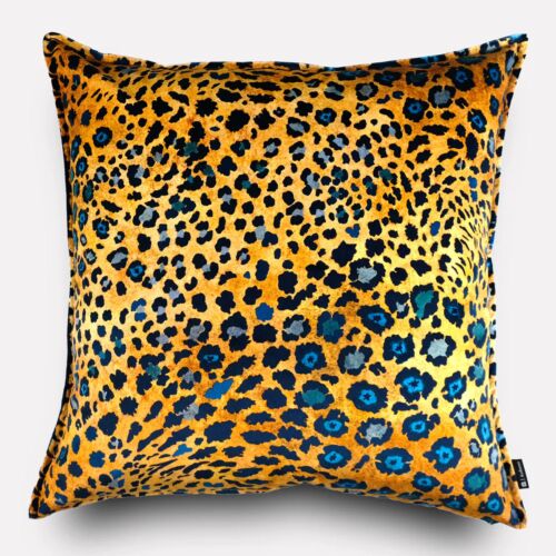 Ardmore Safari Spot Midnight Velvet Pillow 24"