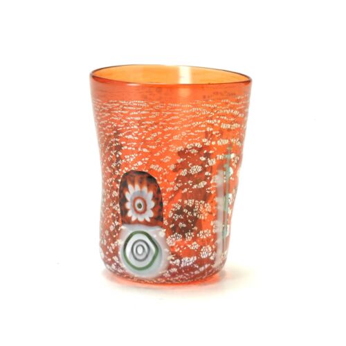 Artisan Glass Goti di Murano Tumbler Orange