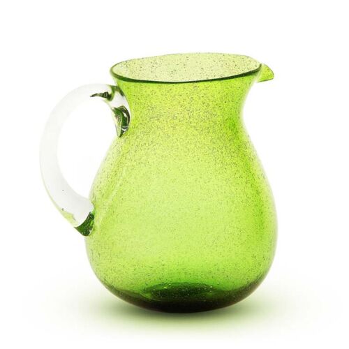 Artisan Glass Pitcher Lime