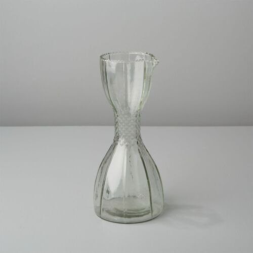 Artisan Glass Ruffle Bell Carafe