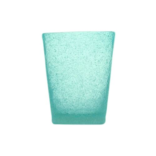 Artisan Glass Tumbler Turquoise