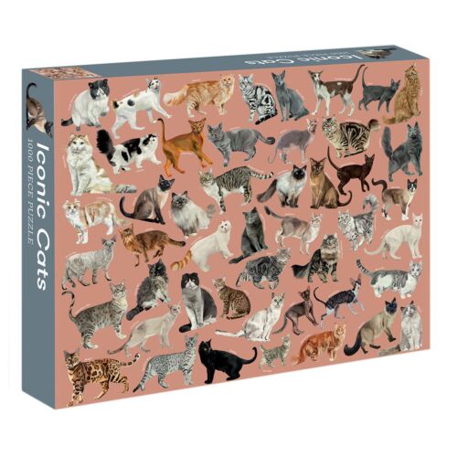 Artisan Puzzle Iconic Cats 1000-Piece