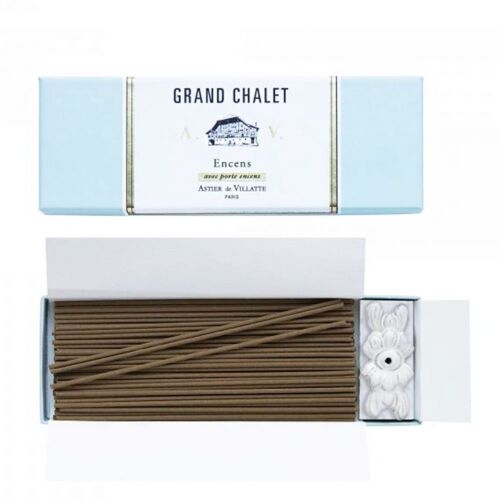 Astier de Villatte Incense Box & Flower Holder Grand Chalet