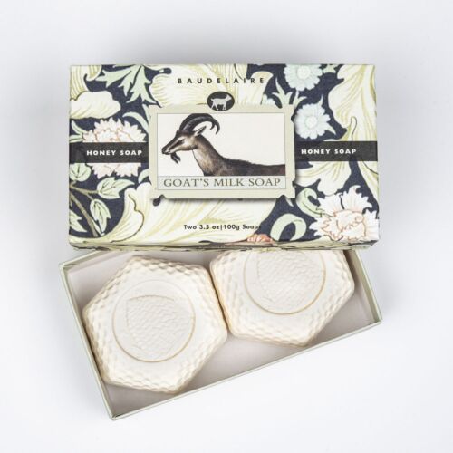 Baudelaire Box/2-Bar Honey Goat's Milk Soap