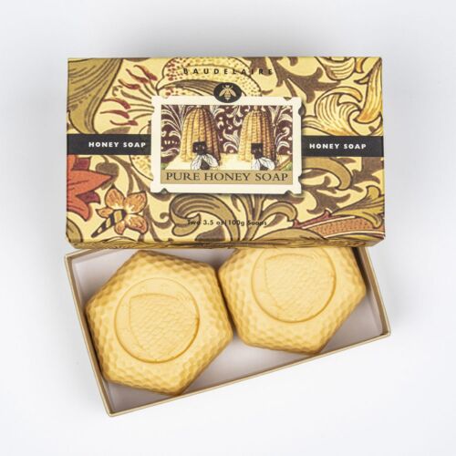 Baudelaire Box/2-Bar Pure Honey Soap