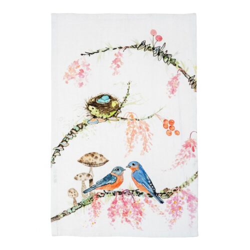 Betsy Olmsted Towel Blue Birds
