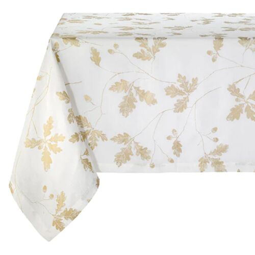 Bodrum Tablecloth Acorn Gold 63x108"