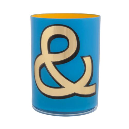 Bridie Hall Alphabet Pencil Cup & Blue