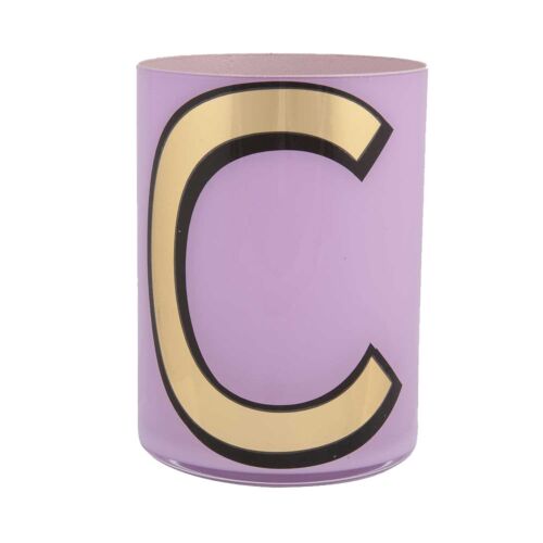 Bridie Hall Alphabet Pencil Cup C Lilac