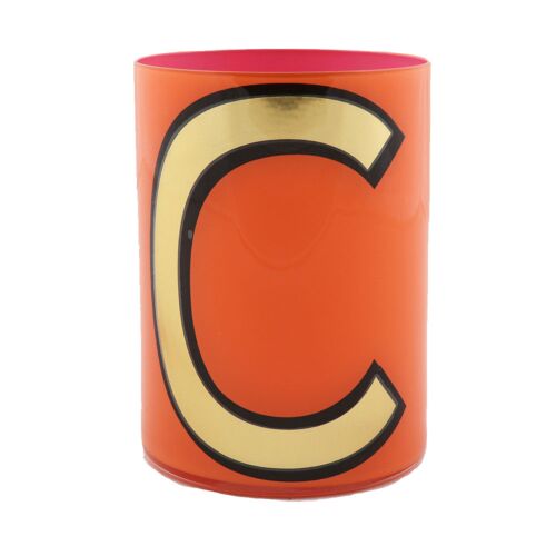 Bridie Hall Alphabet Pencil Cup C Orange