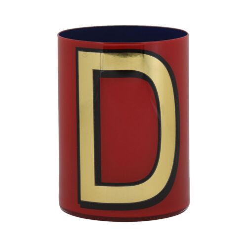 Bridie Hall Alphabet Pencil Cup D Red