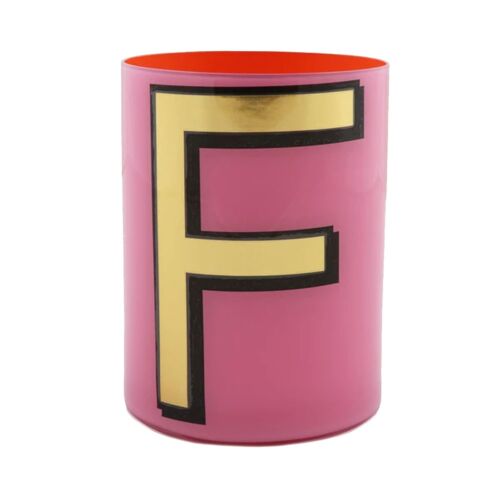 Bridie Hall Alphabet Pencil Cup F Pink