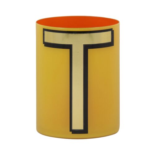 Bridie Hall Alphabet Pencil Cup T Yellow