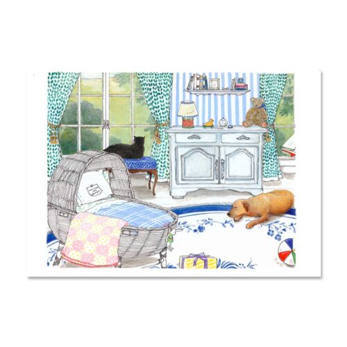 Ciao Bella Stationery Waiting For Baby Note Card