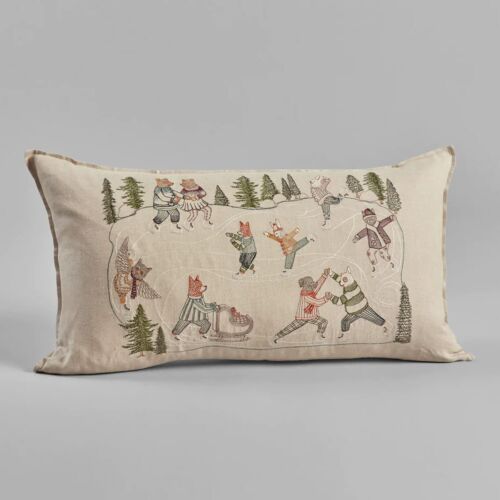 Coral & Tusk Pillow Ice Skaters 14x26"