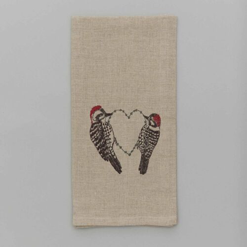 Coral & Tusk Towel Woodpecker Love