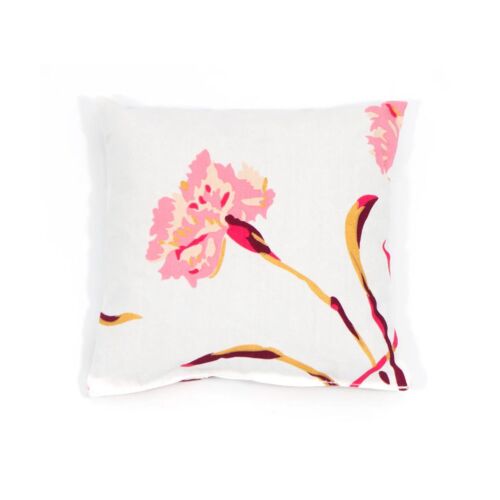 D. Porthault Scented Sachet Percale Carnations Pink