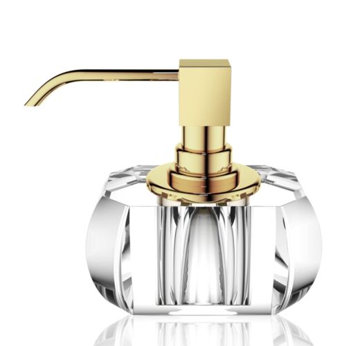 Decor Walther Soap Pump Kristall Clear & Gold