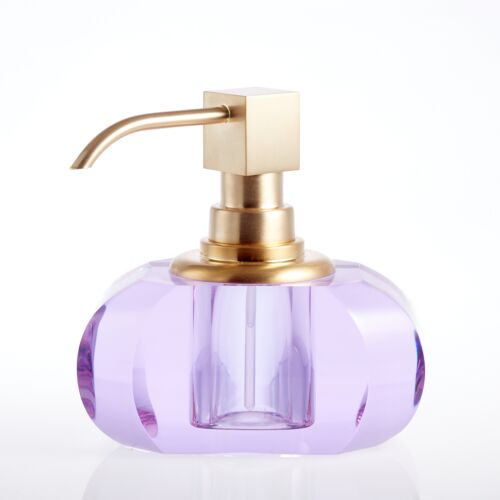 Decor Walther Soap Pump Kristall Violet & Gold