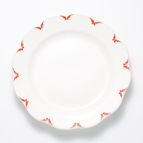 Este Ceramiche Fiore Red Dinner Plate