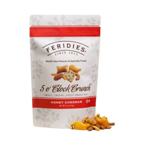Feridies 5 O'Clock Crunch Honey Cheddar Snack Mix Bag 6oz
