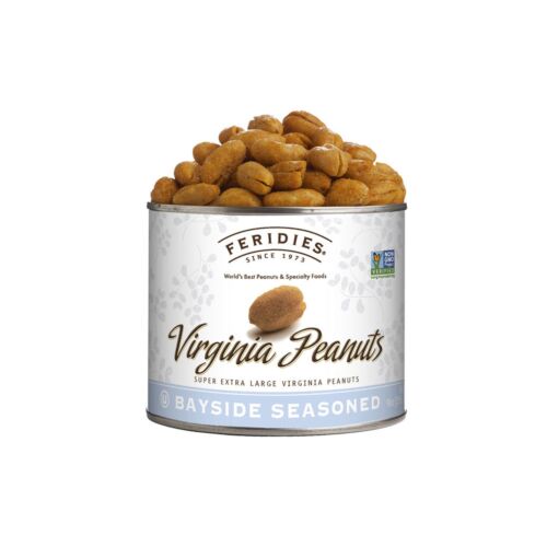 Feridies Bayside Seasoned Virginia Peanuts Can 9oz