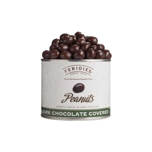 Feridies Dark Chocolate Peanuts Can 11oz