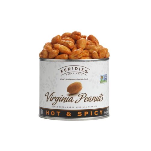 Feridies Hot & Spicy Virginia Peanuts Can 9oz