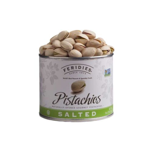 Feridies Salted Pistachios Can 9oz