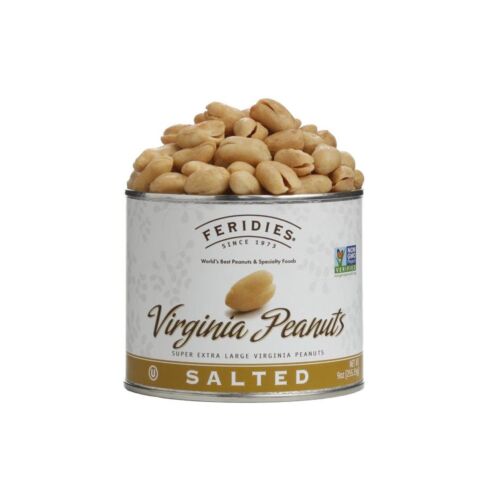 Feridies Salted Virginia Peanuts Can 9oz
