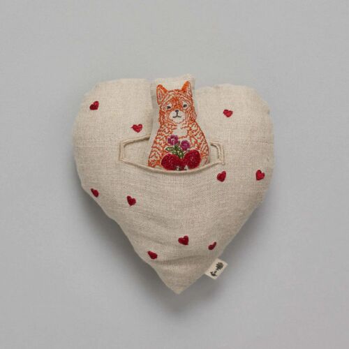 Coral & Tusk Pocket Valentine Fox Heart