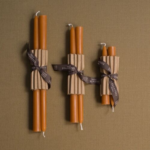Greentree Home Everyday Tapers Set/2 Terra Cotta 12"