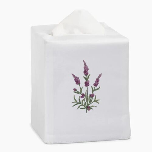 Henry Handwork Tissue Box Cover Lavender